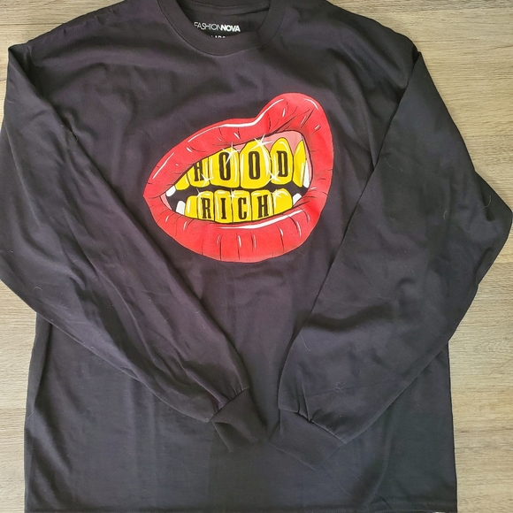 "I'm Hood Rich" Long Sleeve Shirt - Picture 4 of 7